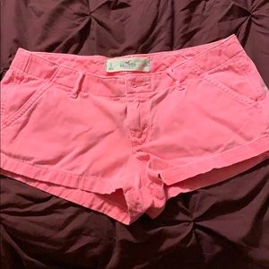 Hot pink Hollister shorts